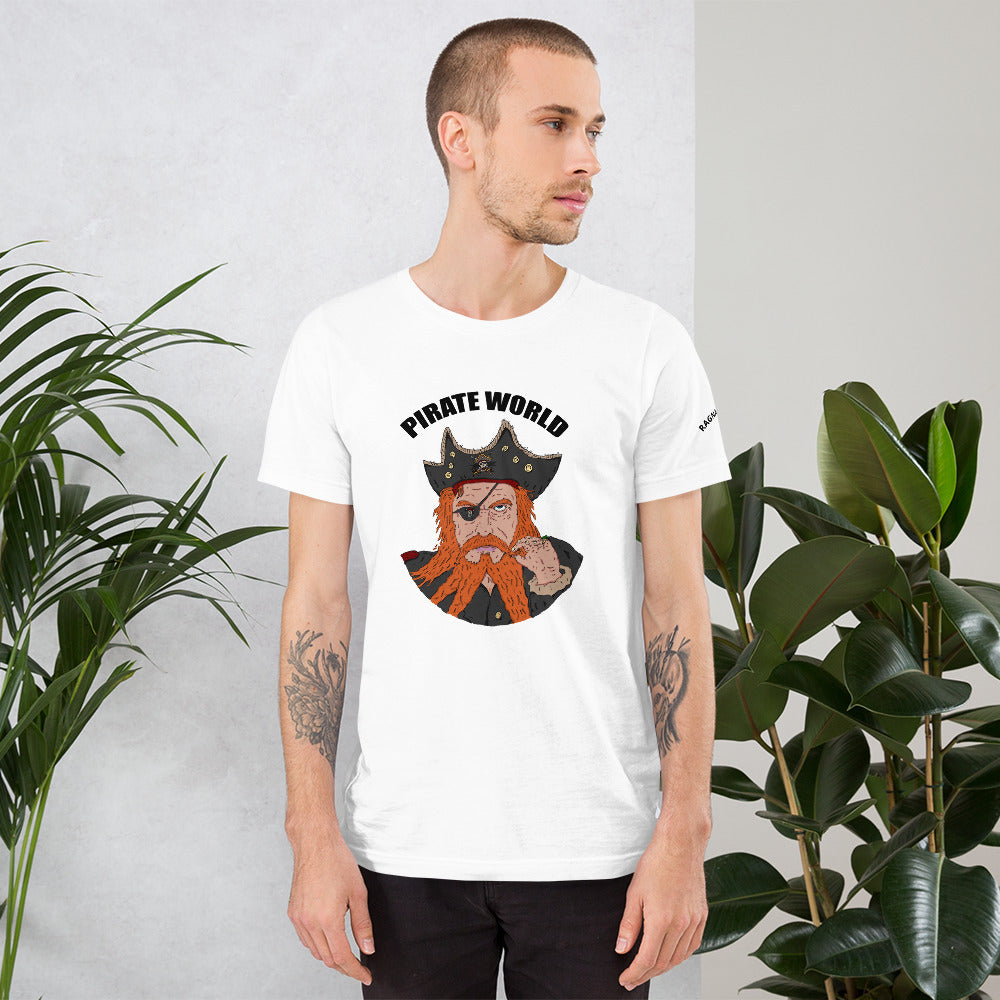 Short-Sleeve Unisex T-Shirt pirate world - ragnacold White / XS