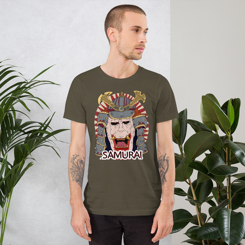 Short-Sleeve Unisex T-Shirt zombie samurai - ragnacold Army / S