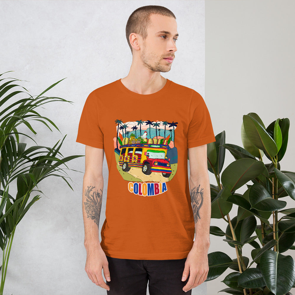 ragnacold Short-sleeve unisex t-shirt chiva colombia - ragnacold Autumn / S