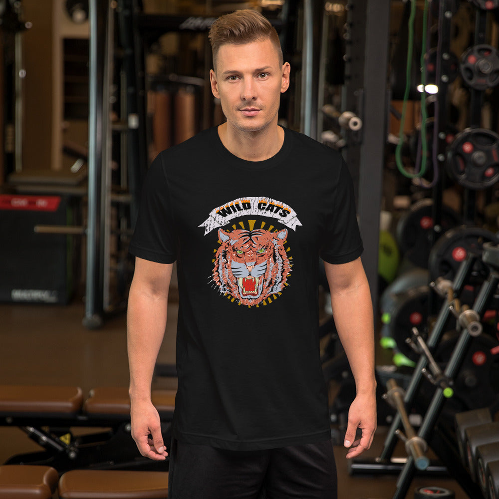 Short-Sleeve Unisex T-Shirt wild cats - ragnacold Black / XS