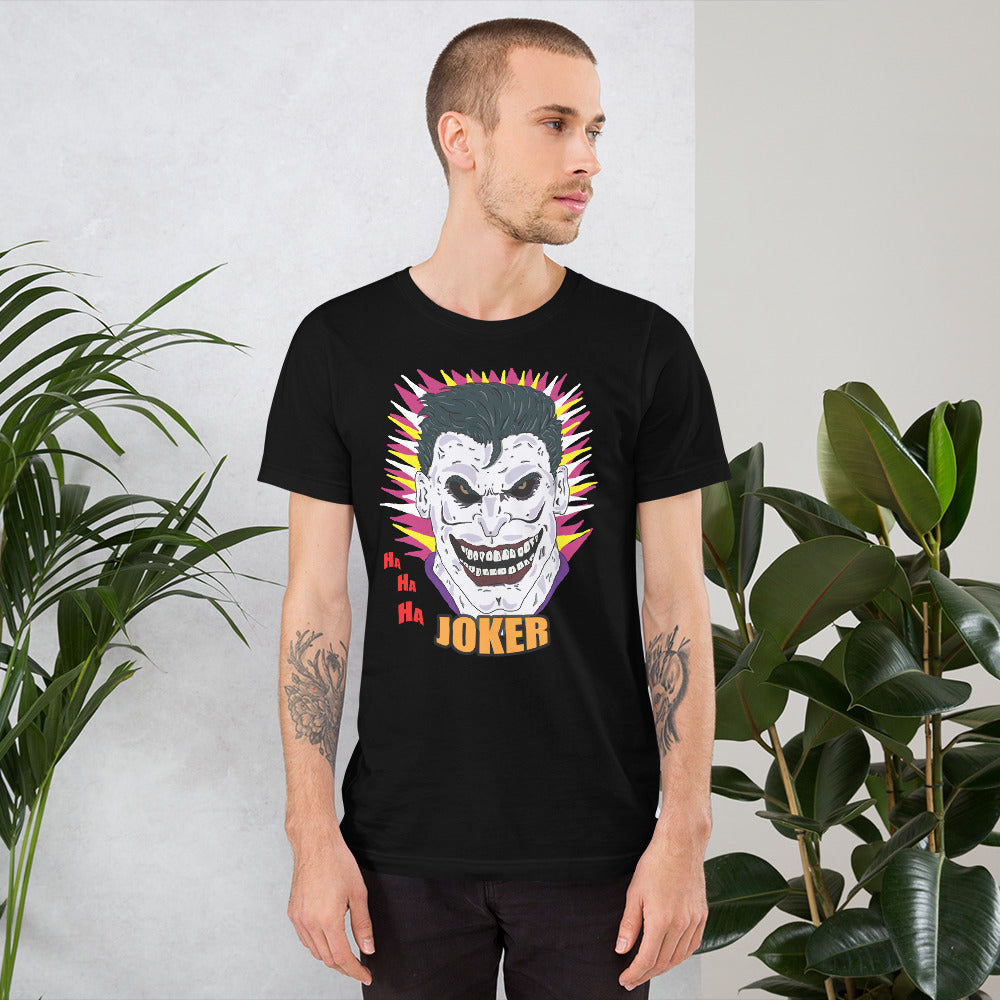 Short-sleeve unisex t-shirt joker - ragnacold Black / S