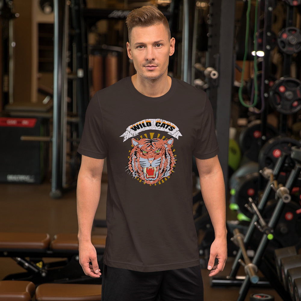 Short-Sleeve Unisex T-Shirt wild cats - ragnacold Brown / S