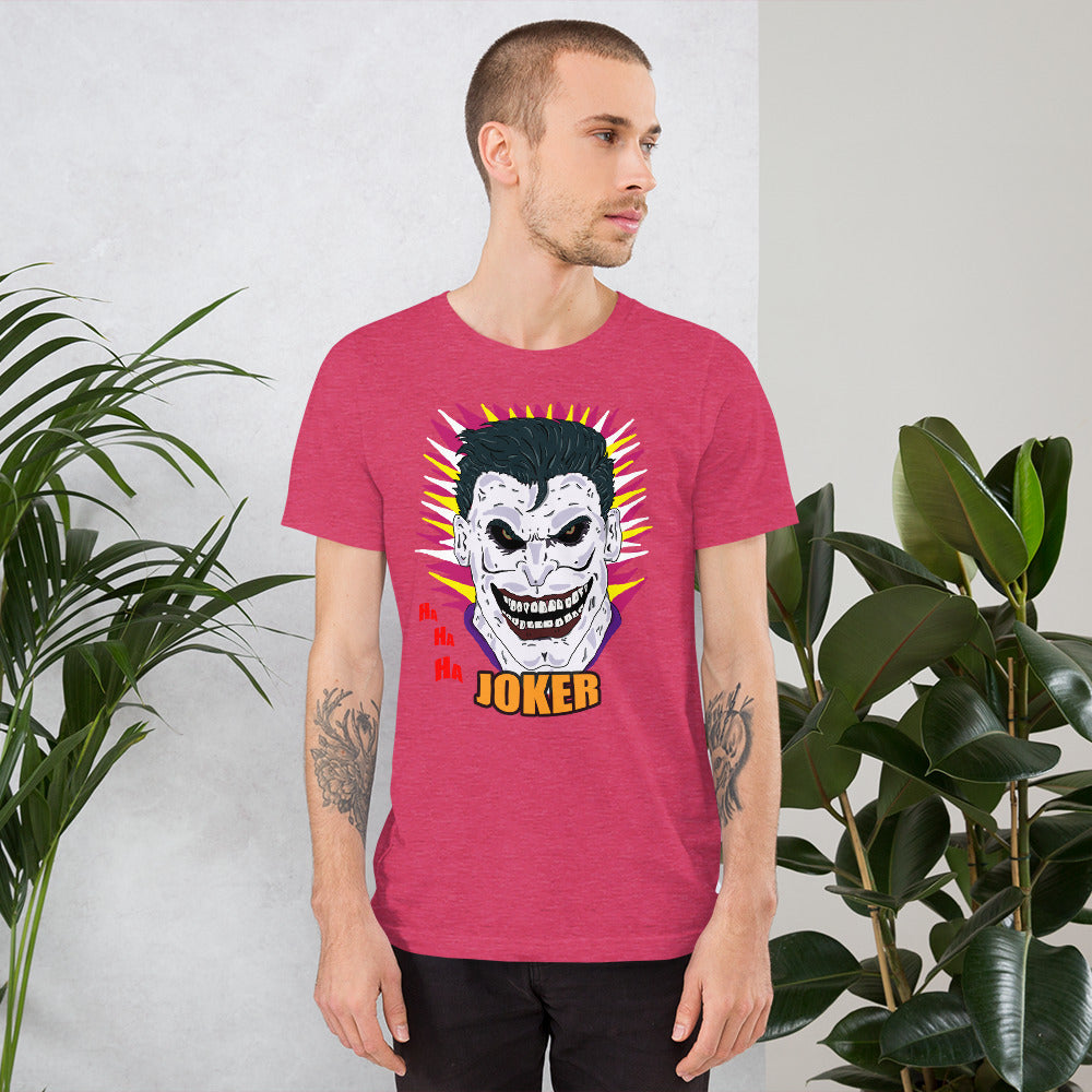 Short-sleeve unisex t-shirt joker - ragnacold Heather Raspberry / S