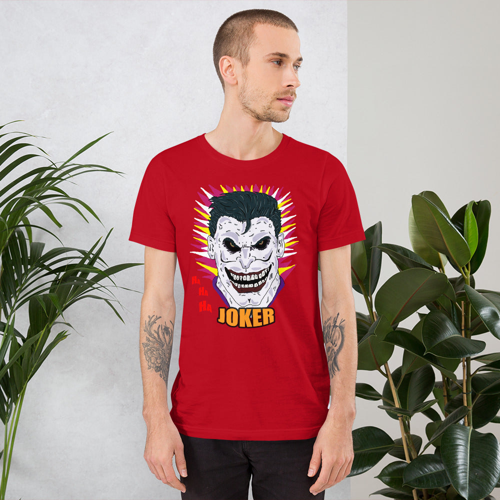 Short-sleeve unisex t-shirt joker - ragnacold Red / S