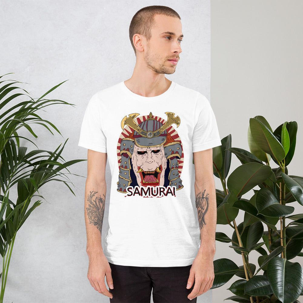 Short-Sleeve Unisex T-Shirt zombie samurai - ragnacold White / XS