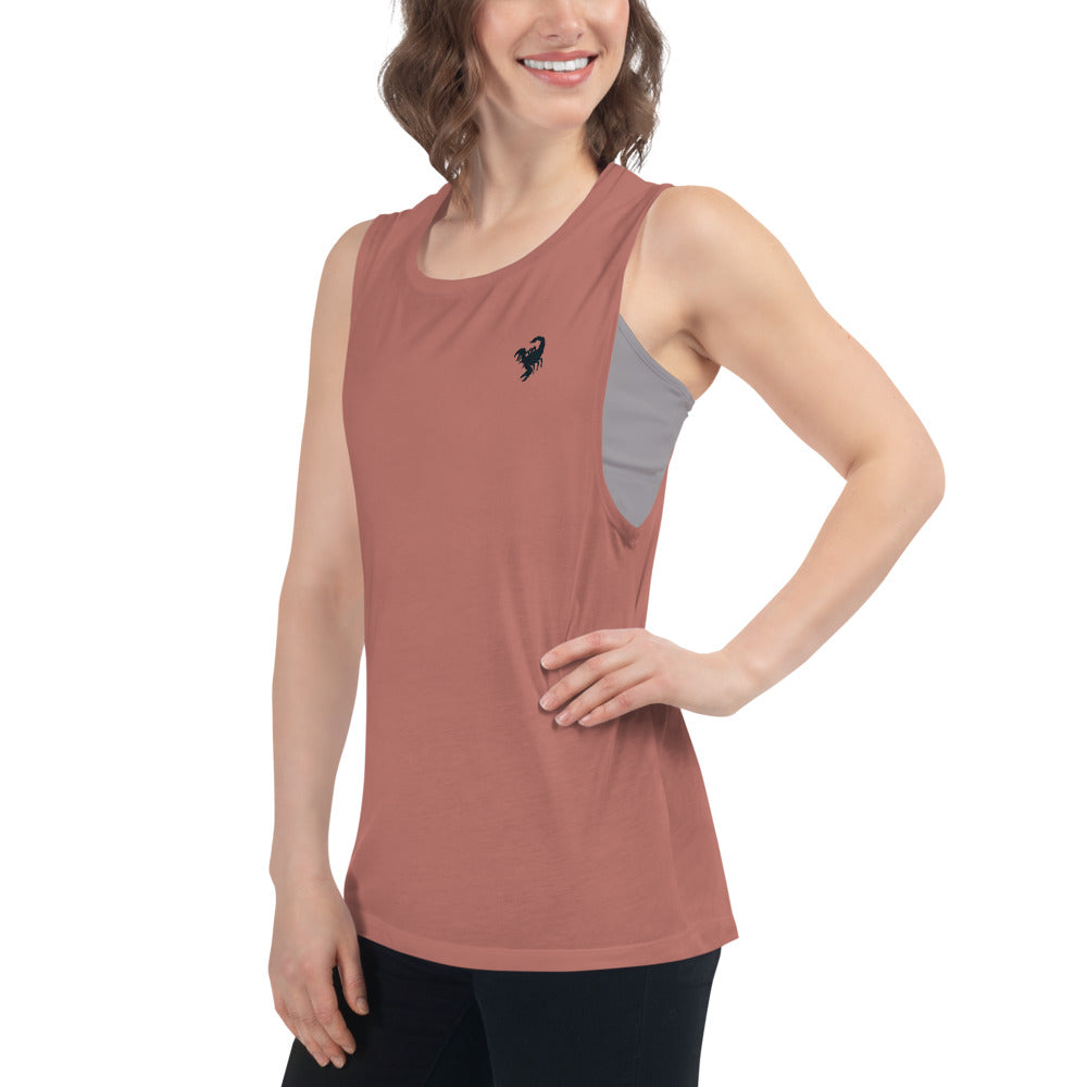 Ladies’ Muscle Tank scorpion power - ragnacold