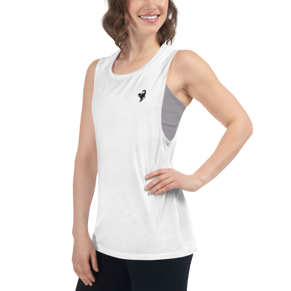 Ladies’ Muscle Tank scorpion power - ragnacold