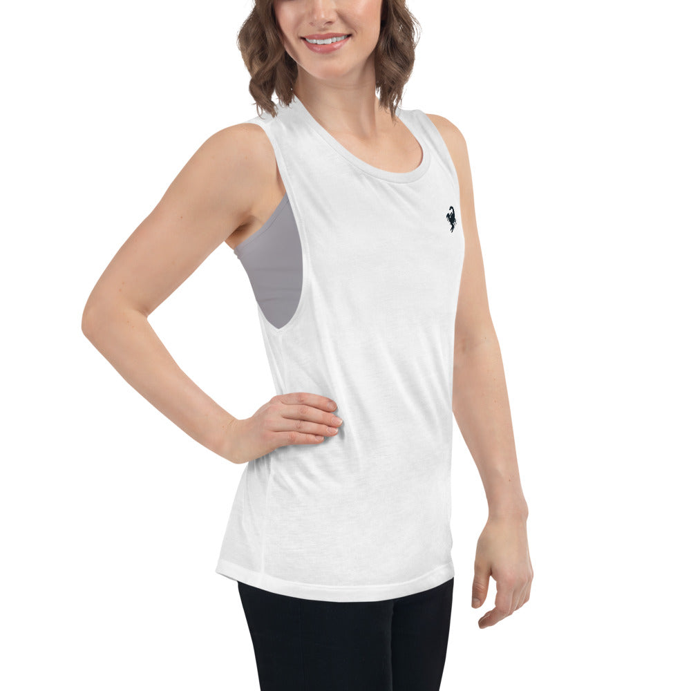 Ladies’ Muscle Tank scorpion power - ragnacold