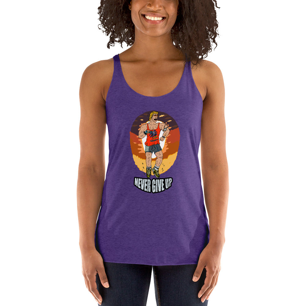 Women's Racerback Tank sport running - ragnacold Purple Rush / XS