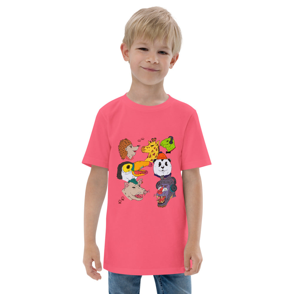 Youth jersey t-shirt animal kingdom - ragnacold Hot Pink / XS