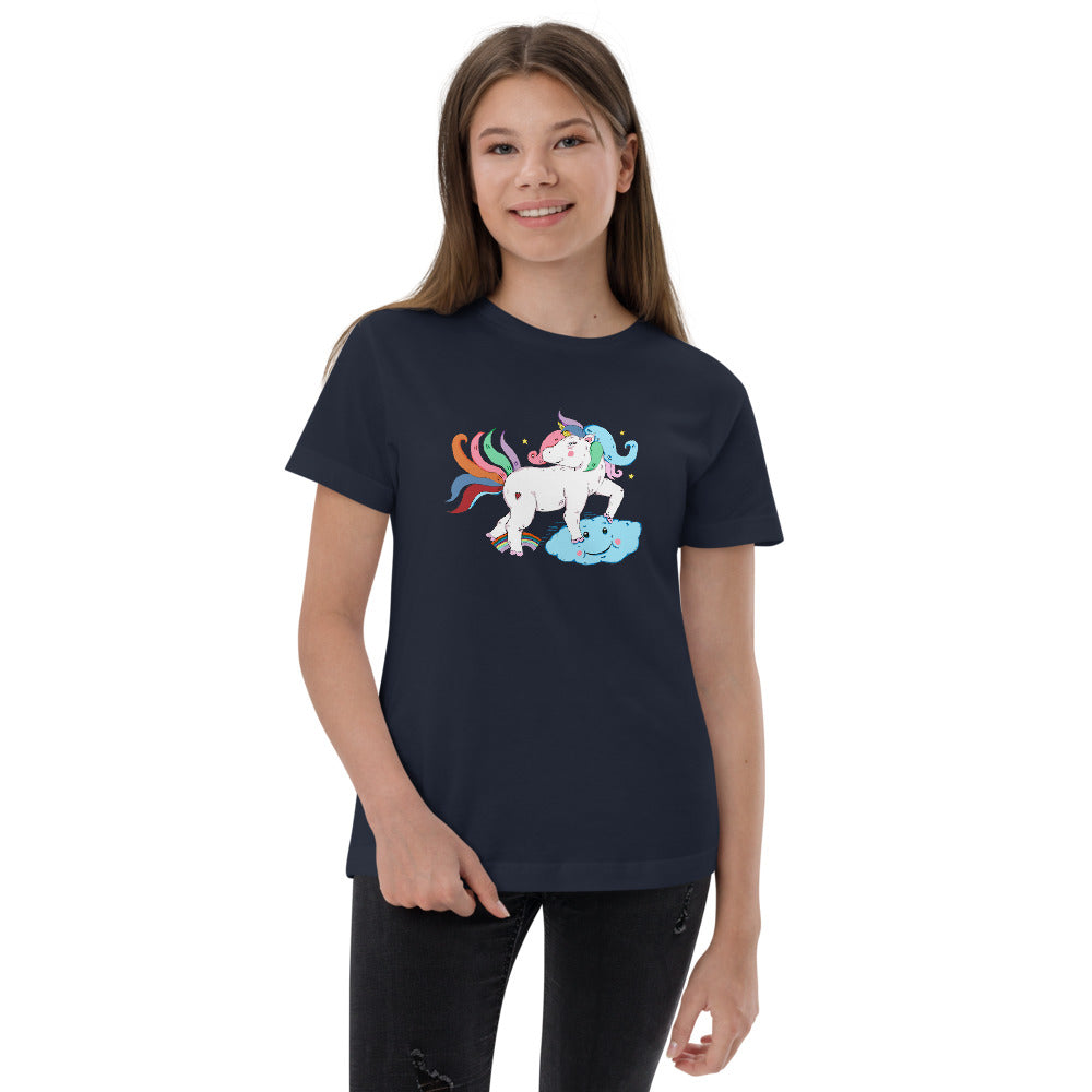 Youth jersey t-shirt unicorn - ragnacold Navy / XS