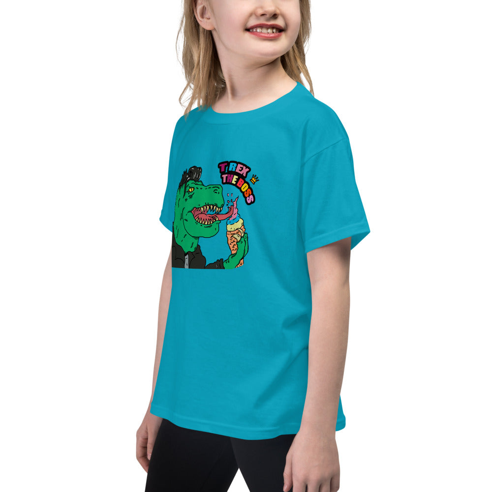 Youth Short Sleeve T-Shirt rex icecream - ragnacold