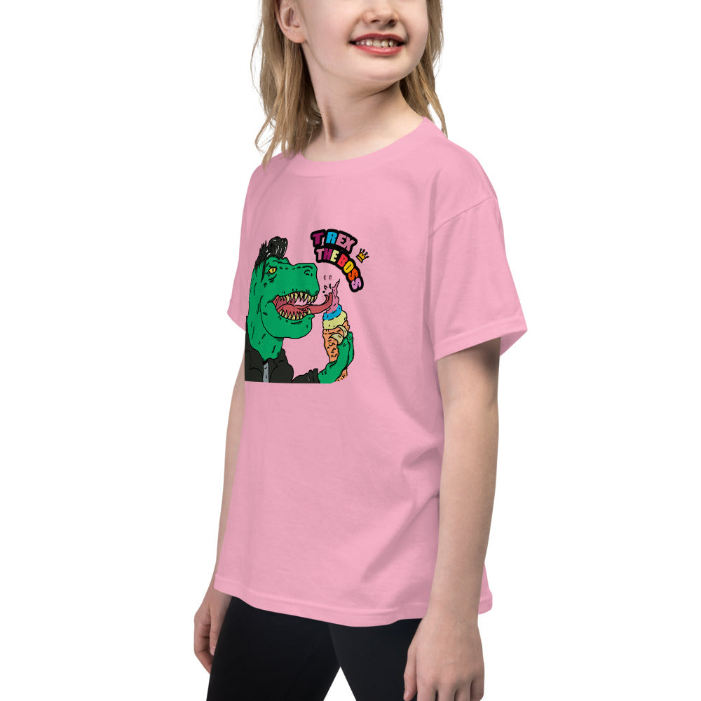 Youth Short Sleeve T-Shirt rex icecream - ragnacold