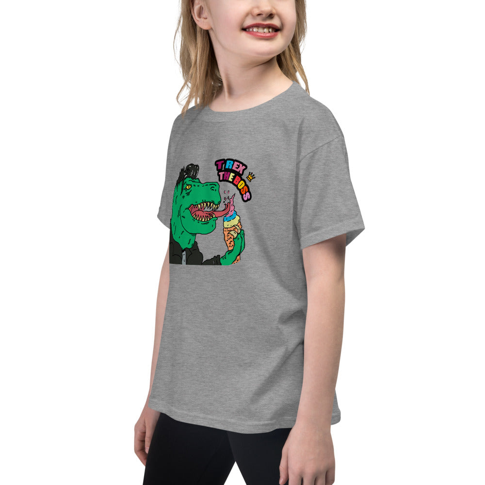 Youth Short Sleeve T-Shirt rex icecream - ragnacold