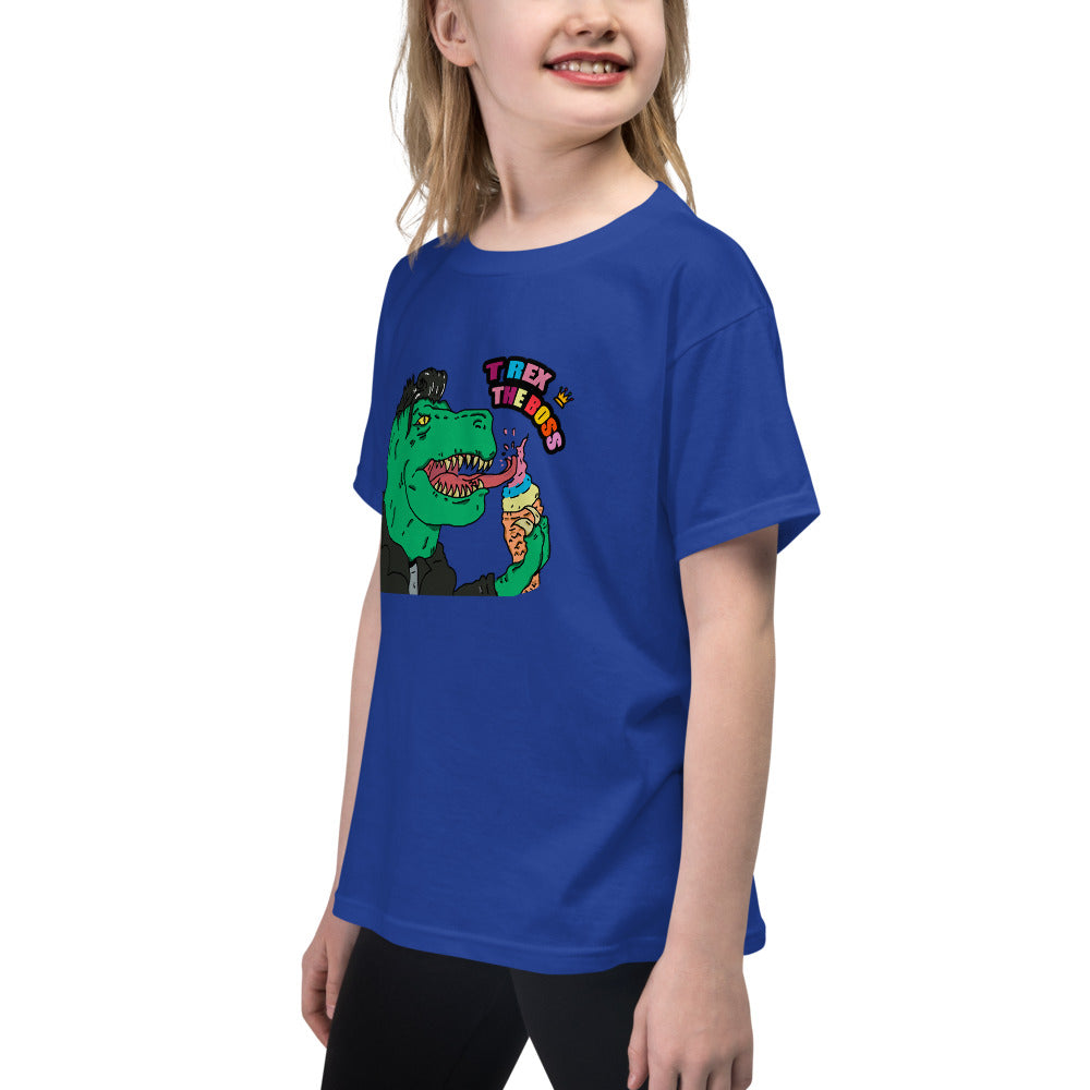 Youth Short Sleeve T-Shirt rex icecream - ragnacold