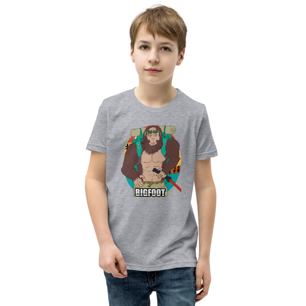 Youth Short Sleeve T-Shirt bigfoot - ragnacold Athletic Heather / S