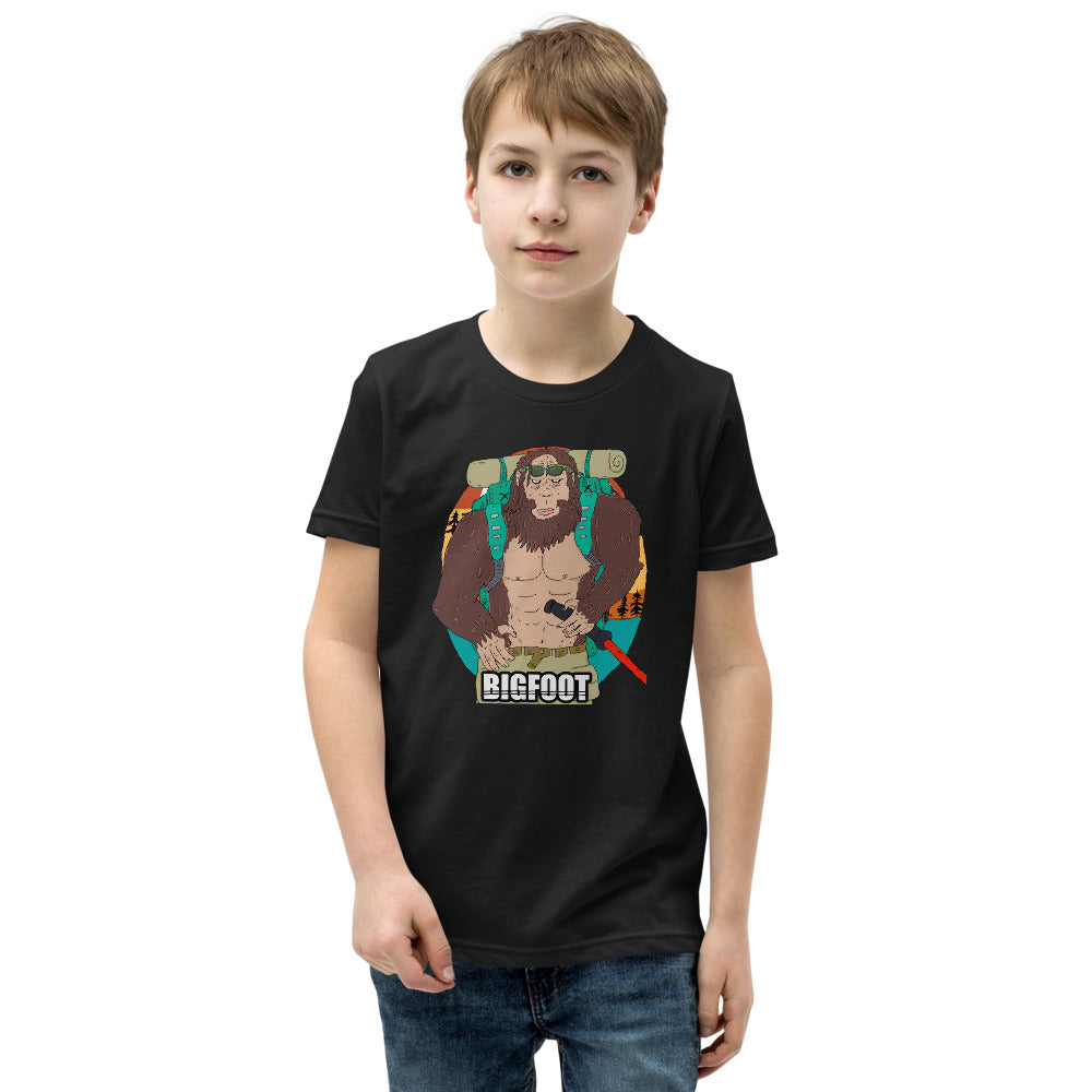 Youth Short Sleeve T-Shirt bigfoot - ragnacold Black / S