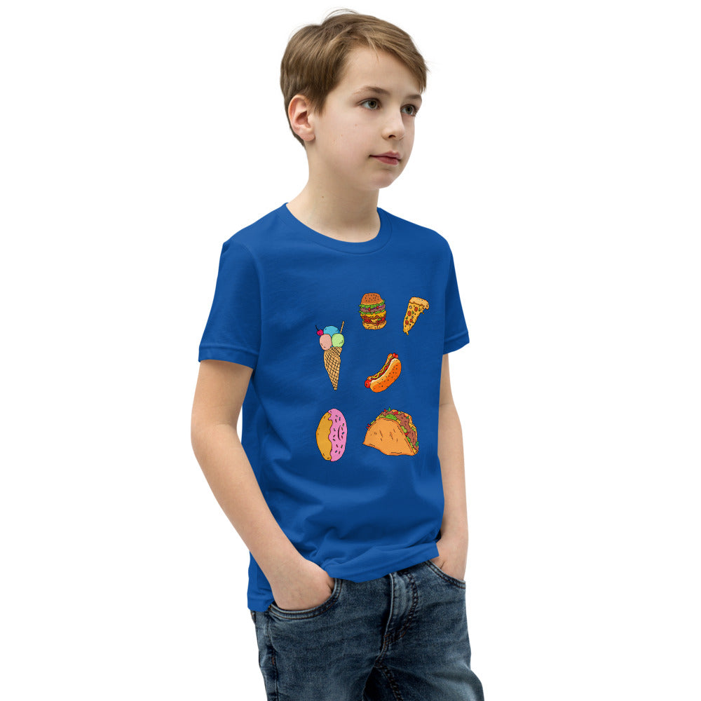 Youth Short Sleeve T-Shirt tasy food - ragnacold